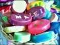 Sabonetes com Letras